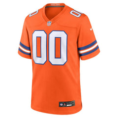 Denver Broncos Youth 2nd Alternate Custom Replica Jersey - Orange outlet