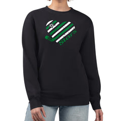 Dallas Stars G-III 4Her by Carl Banks Women's Heart Graphic Pullover Sweatshirt - Black Sweatshirts
