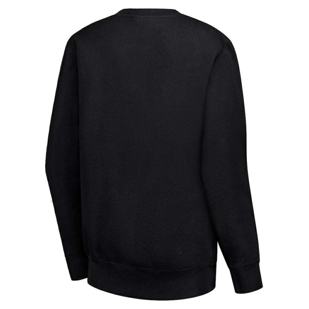 Anaheim Ducks G-III 4Her by Carl Banks Women's Filigree Team Graphic Fleece Pullover Sweatshirt - Black Sweatshirts