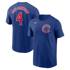 Pete Crow-Armstrong Chicago Cubs Fuse Name & Number T-Shirt Royal