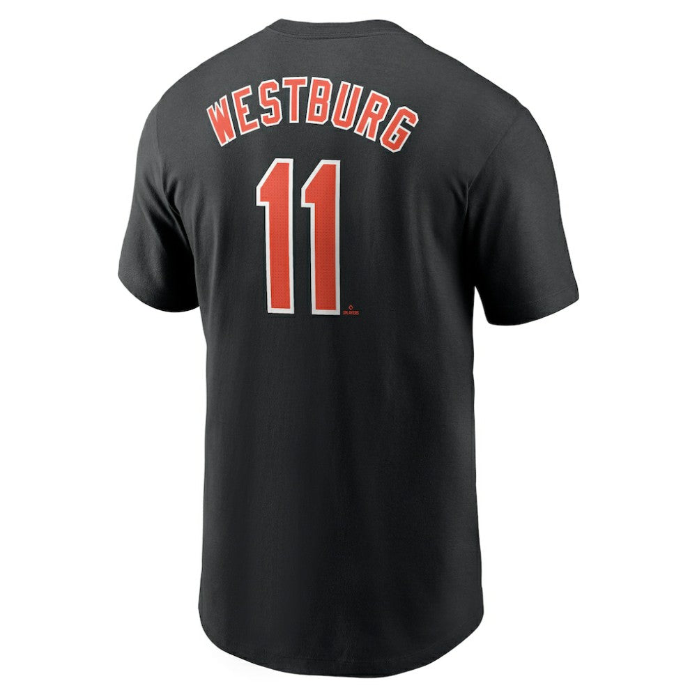 Jordan Westburg Baltimore Orioles Fuse Name & Number T-Shirt Black