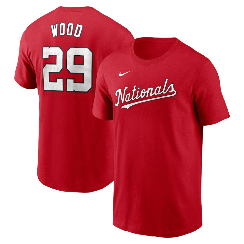 James Wood Washington Nationals Fuse Name & Number T-Shirt Red