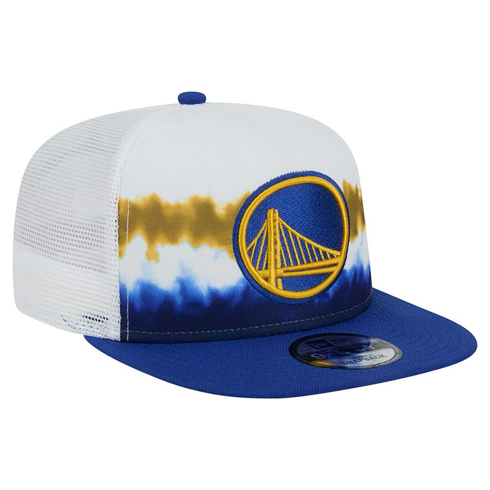 Golden State Warriors Dip-Dye 9FIFTY A-Frame Trucker Snapback Hat sale - White/Royal for sale