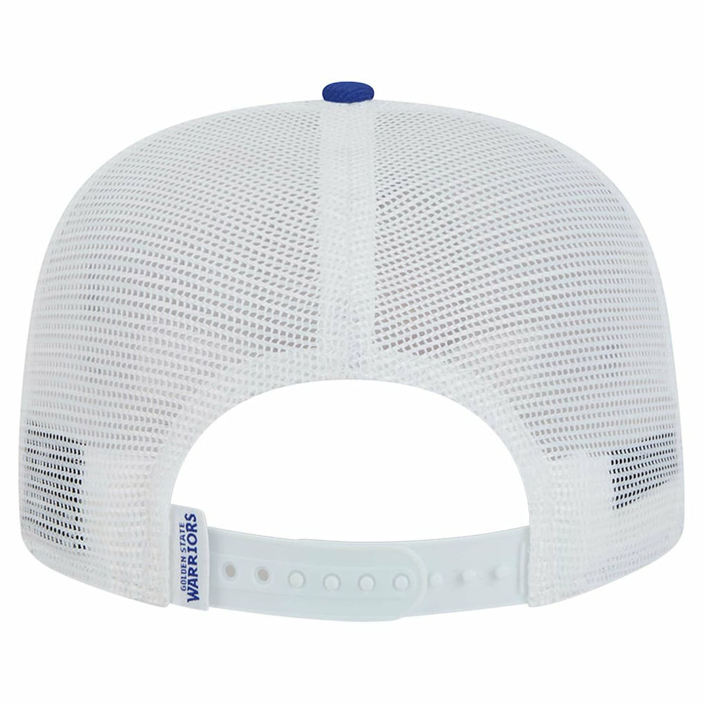 Golden State Warriors Dip-Dye 9FIFTY A-Frame Trucker Snapback Hat sale - White/Royal for sale