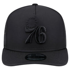 Philadelphia 76ers Vented 9FIFTY A-Frame Snapback Hat - Black shop