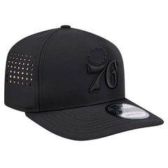 Philadelphia 76ers Vented 9FIFTY A-Frame Snapback Hat - Black shop