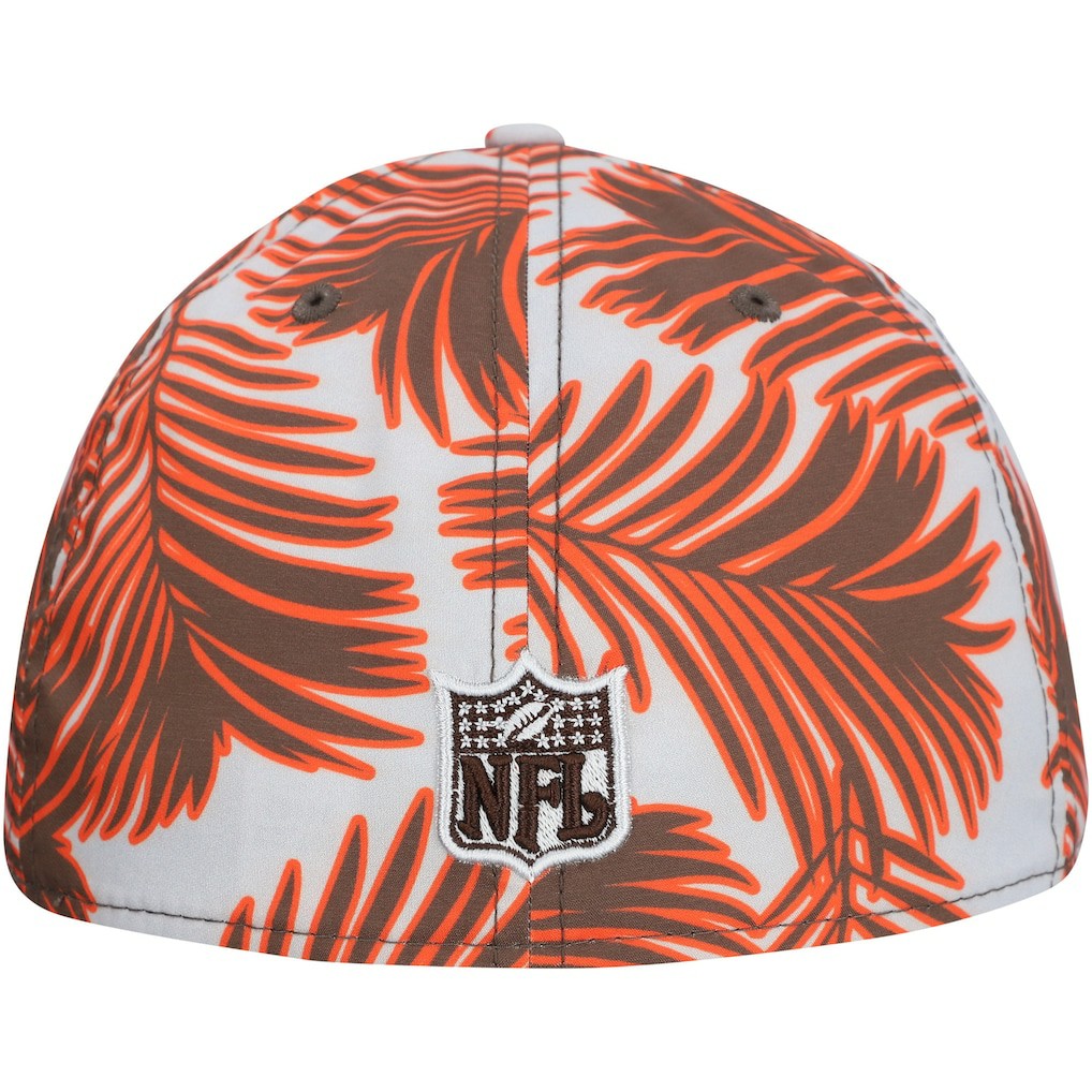 Cleveland Browns New Era Palms 39THIRTY Flex Hat - Gray on sale