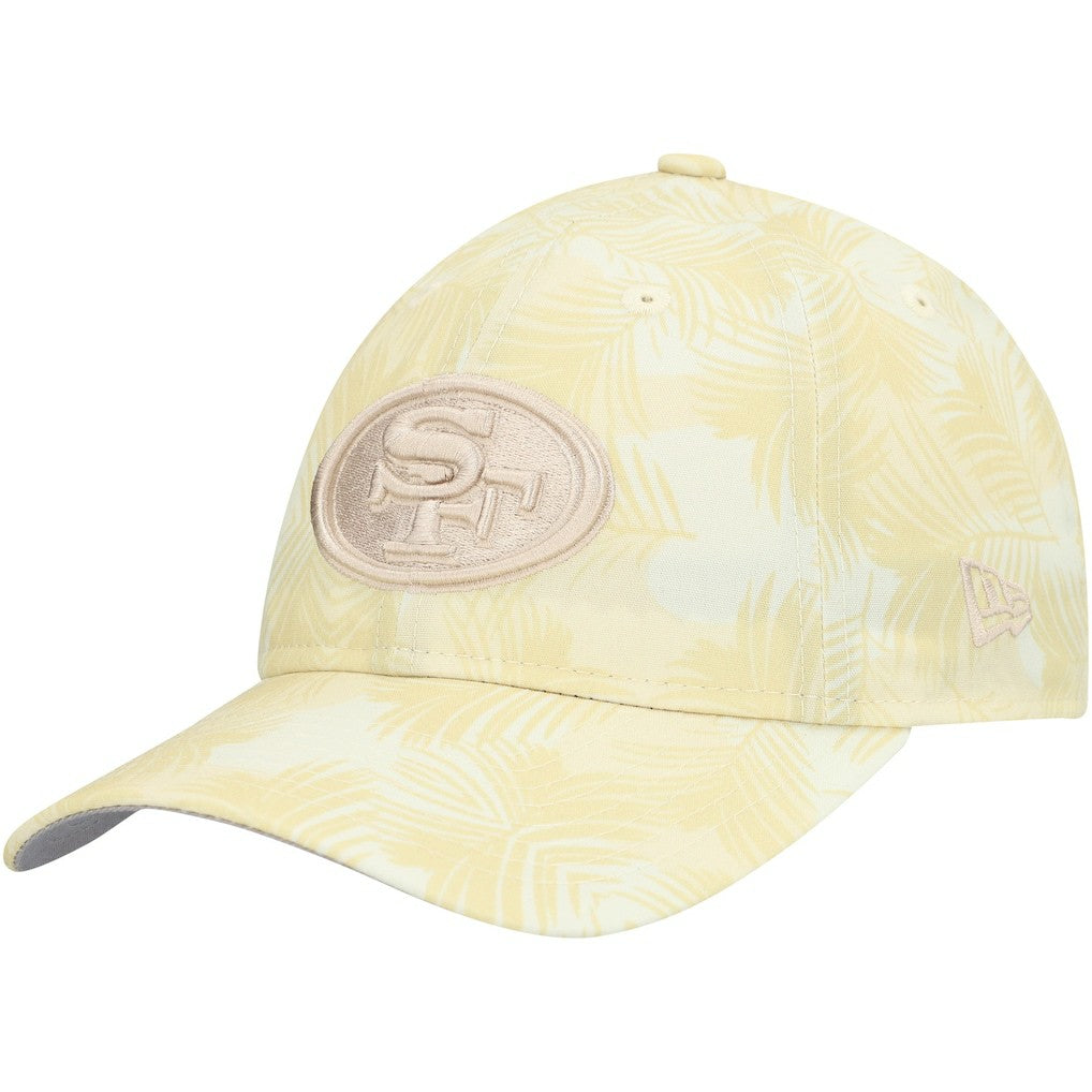 San Francisco 49ers New Era Women's Frond 9TWENTY Adjustable Hat - Cream cheap