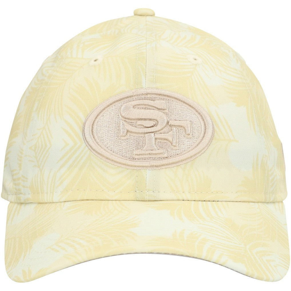 San Francisco 49ers New Era Women's Frond 9TWENTY Adjustable Hat - Cream cheap