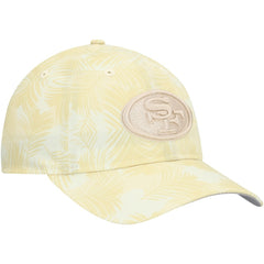San Francisco 49ers New Era Women's Frond 9TWENTY Adjustable Hat - Cream cheap