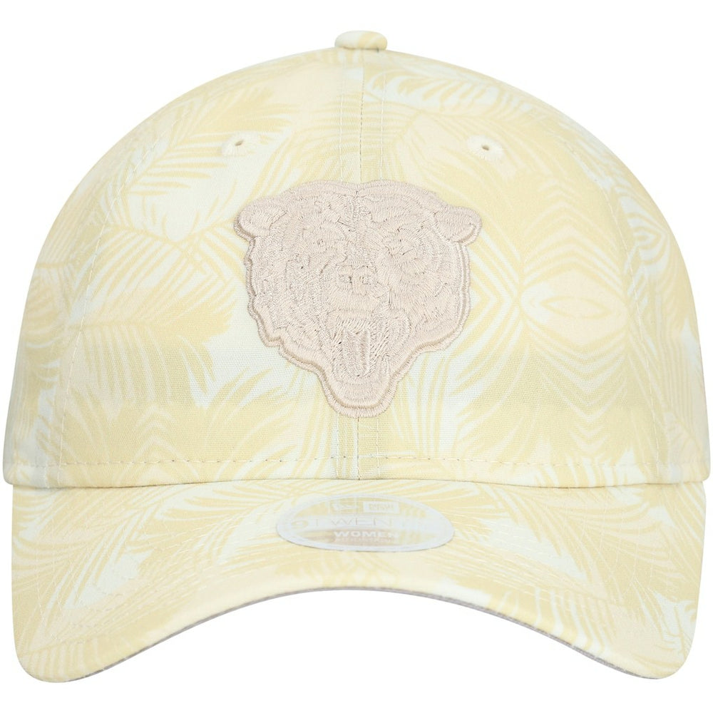 Chicago Bears New Era Women's Frond 9TWENTY Adjustable Hat - Cream cheap