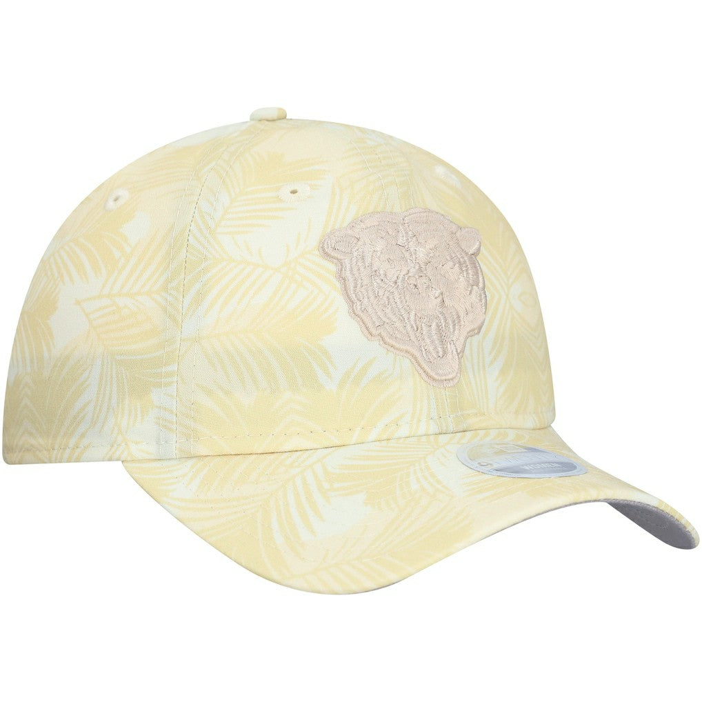 Chicago Bears New Era Women's Frond 9TWENTY Adjustable Hat - Cream cheap