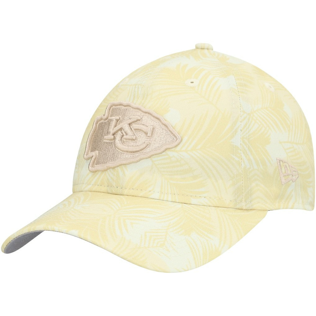 Kansas City Chiefs New Era Women's Frond 9TWENTY Adjustable Hat - Cream online