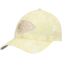 Kansas City Chiefs New Era Women's Frond 9TWENTY Adjustable Hat - Cream online