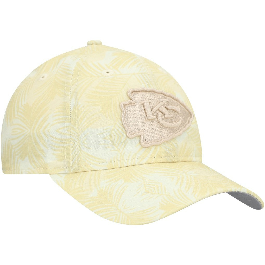 Kansas City Chiefs New Era Women's Frond 9TWENTY Adjustable Hat - Cream online