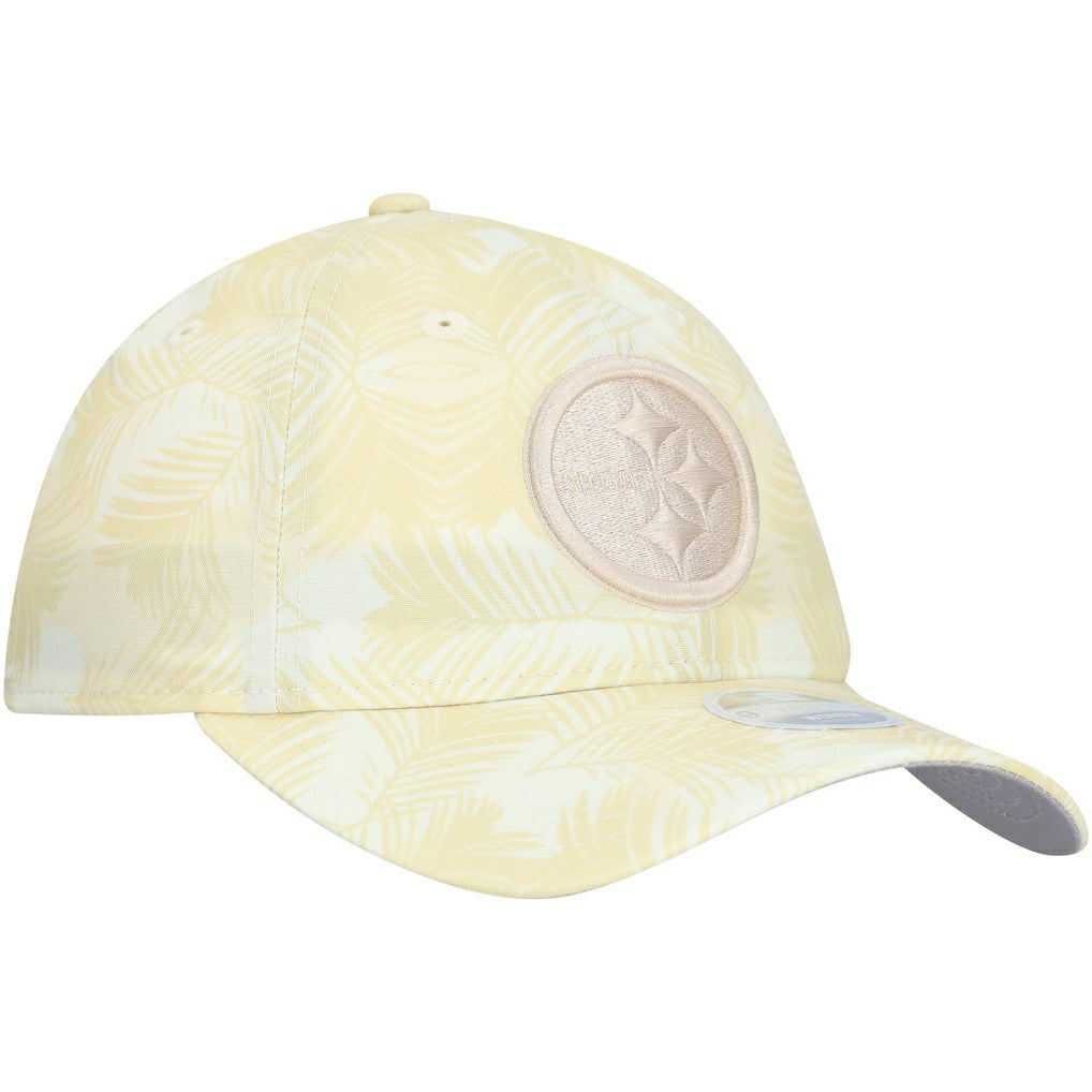 Pittsburgh Steelers New Era Women's Frond 9TWENTY Adjustable Hat - Cream online