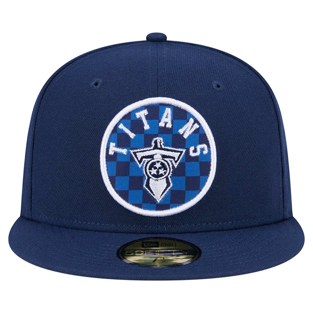 Tennessee Titans New Era Checkered 59FIFTY Fitted Hat - Navy outlet
