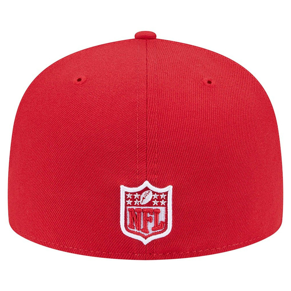 San Francisco 49ers New Era Checkered 59FIFTY Fitted Hat - Scarlet cheap