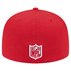 San Francisco 49ers New Era Checkered 59FIFTY Fitted Hat - Scarlet cheap