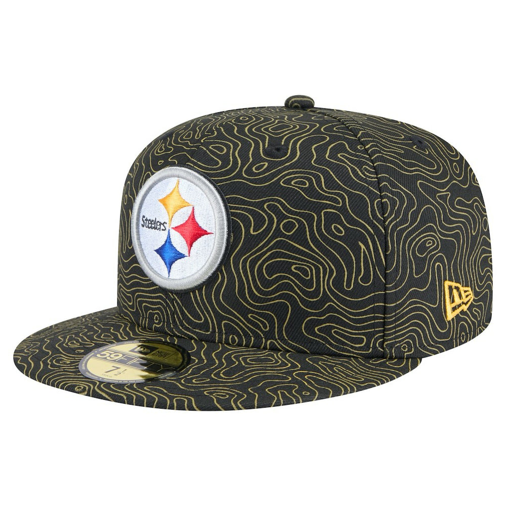 Pittsburgh Steelers New Era Geo 59FIFTY Fitted Hat - Black on sale
