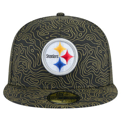 Pittsburgh Steelers New Era Geo 59FIFTY Fitted Hat - Black on sale