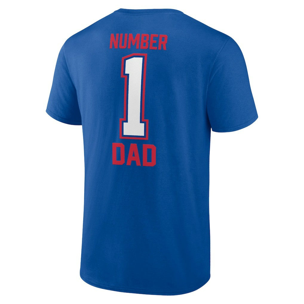 Buffalo Bills Father's Day #1 Dad T-Shirt - Royal cheap