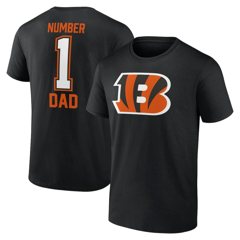 Cincinnati Bengals Father's Day #1 Dad T-Shirt - Black cheap