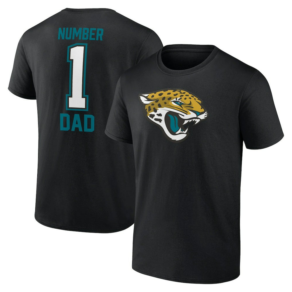 Jacksonville Jaguars Father's Day #1 Dad T-Shirt - Black cheap