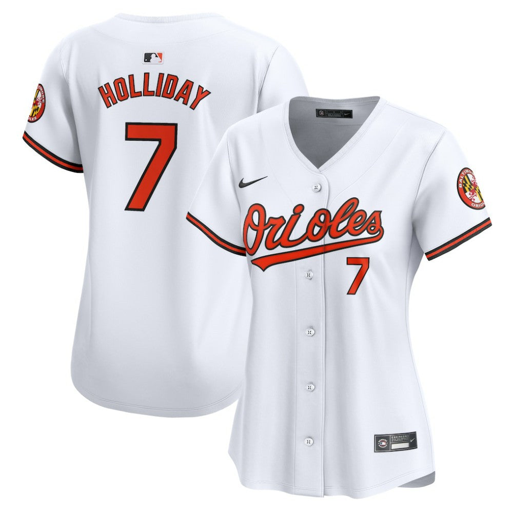 Jackson Holliday Baltimore Orioles Women's Home Limited Player Jersey White