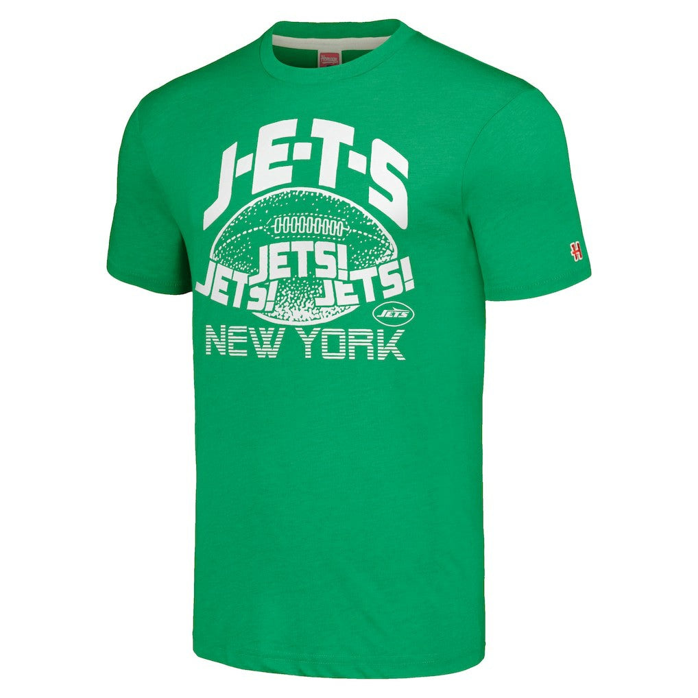 New York Jets Homage Unisex J-E-T-S Tri-Blend T-Shirt - Green outlet