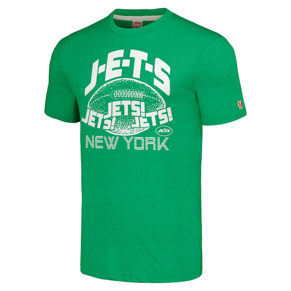 New York Jets Homage Unisex J-E-T-S Tri-Blend T-Shirt - Green outlet