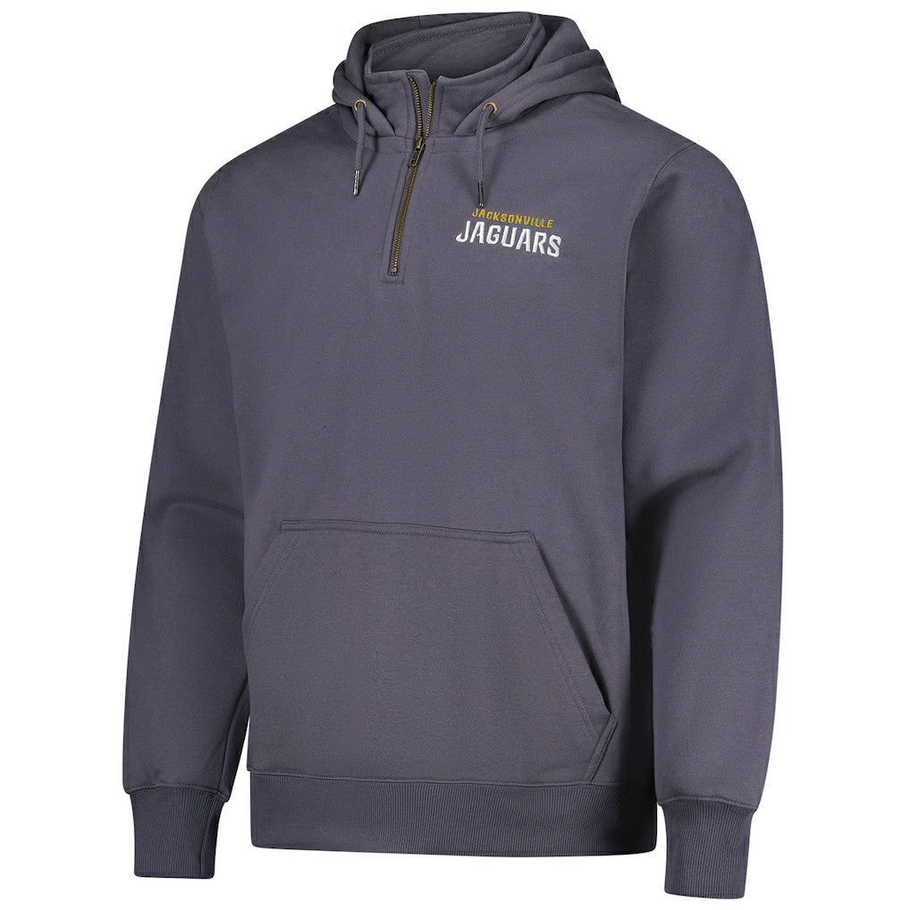 Jacksonville Jaguars Dunbrooke Unisex Defender Quarter-Zip Hoodie - Graphite cheap