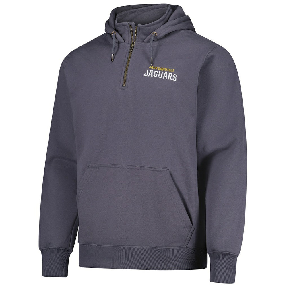 Jacksonville Jaguars Dunbrooke Unisex Defender Quarter-Zip Hoodie - Graphite cheap