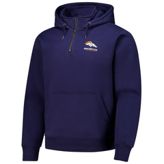 Denver Broncos Dunbrooke Unisex Defender Quarter-Zip Hoodie - Navy sale