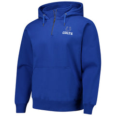 Indianapolis Colts Dunbrooke Unisex Defender Quarter-Zip Hoodie - Royal outlet