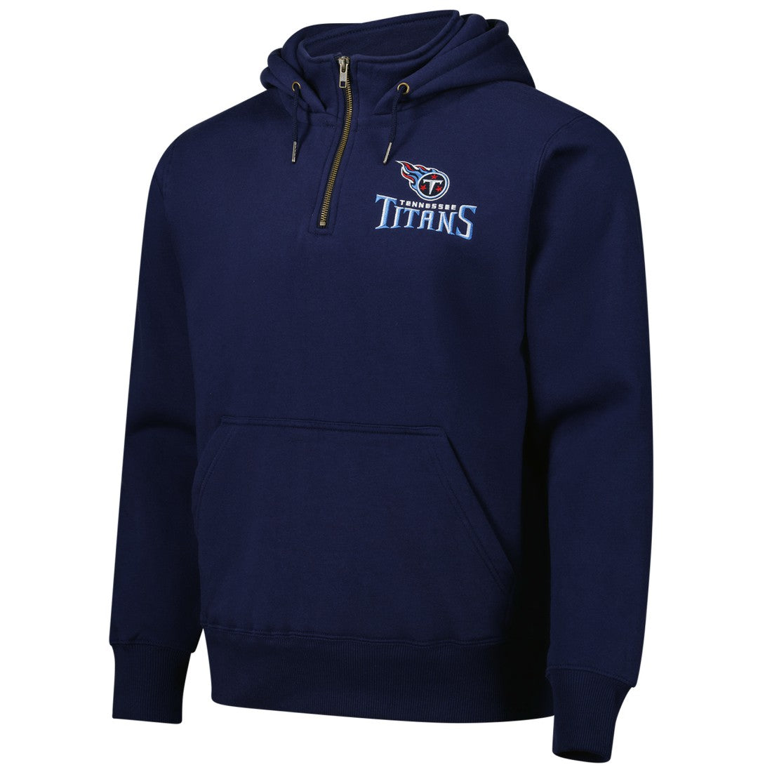 Tennessee Titans Dunbrooke Unisex Defender Quarter-Zip Hoodie - Navy sale