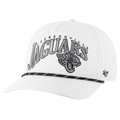 Jacksonville Jaguars '47 Wave Speckle Hitch Rope Adjustable Hat - White discount