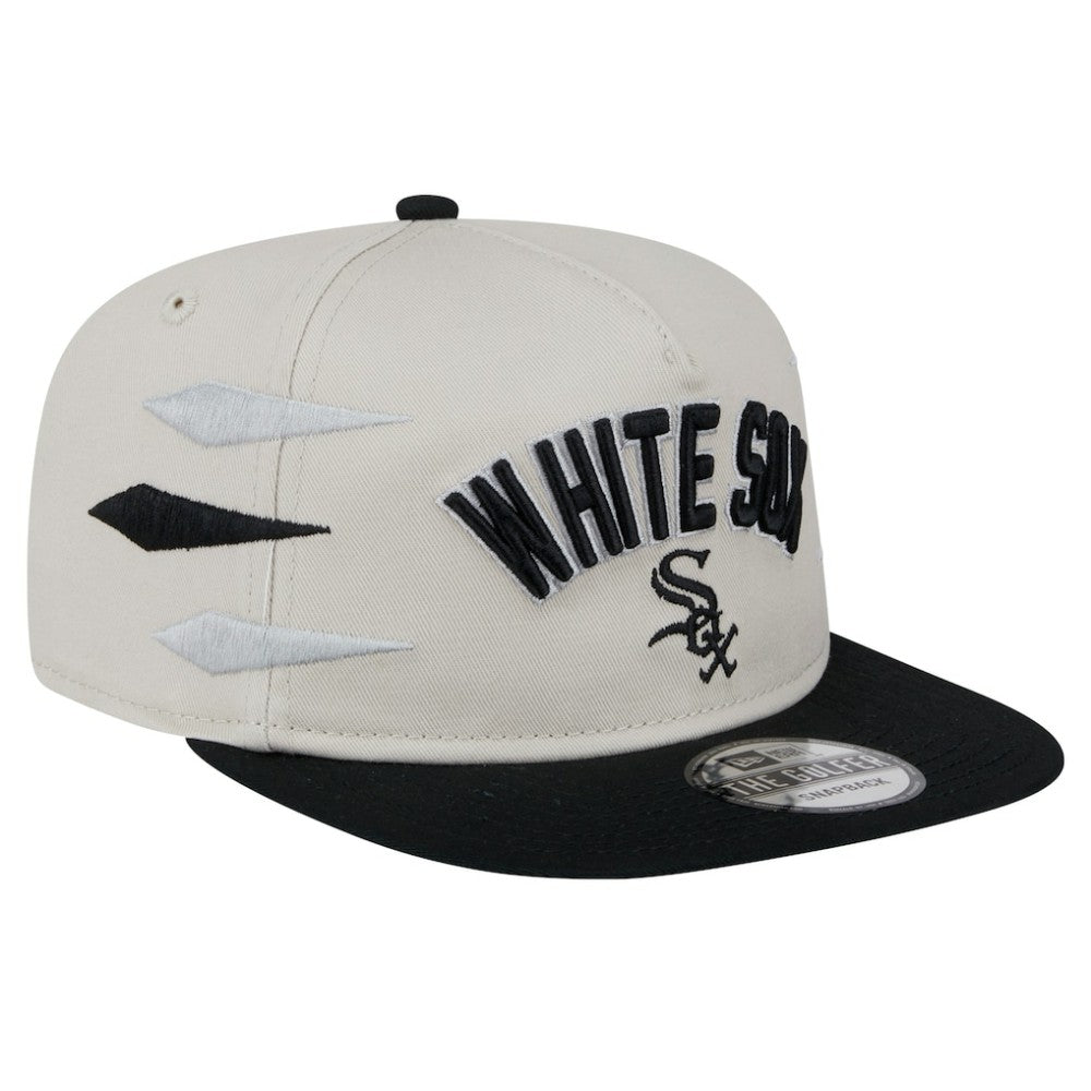 Chicago White Sox Iron Golfer Snapback Hat Cream
