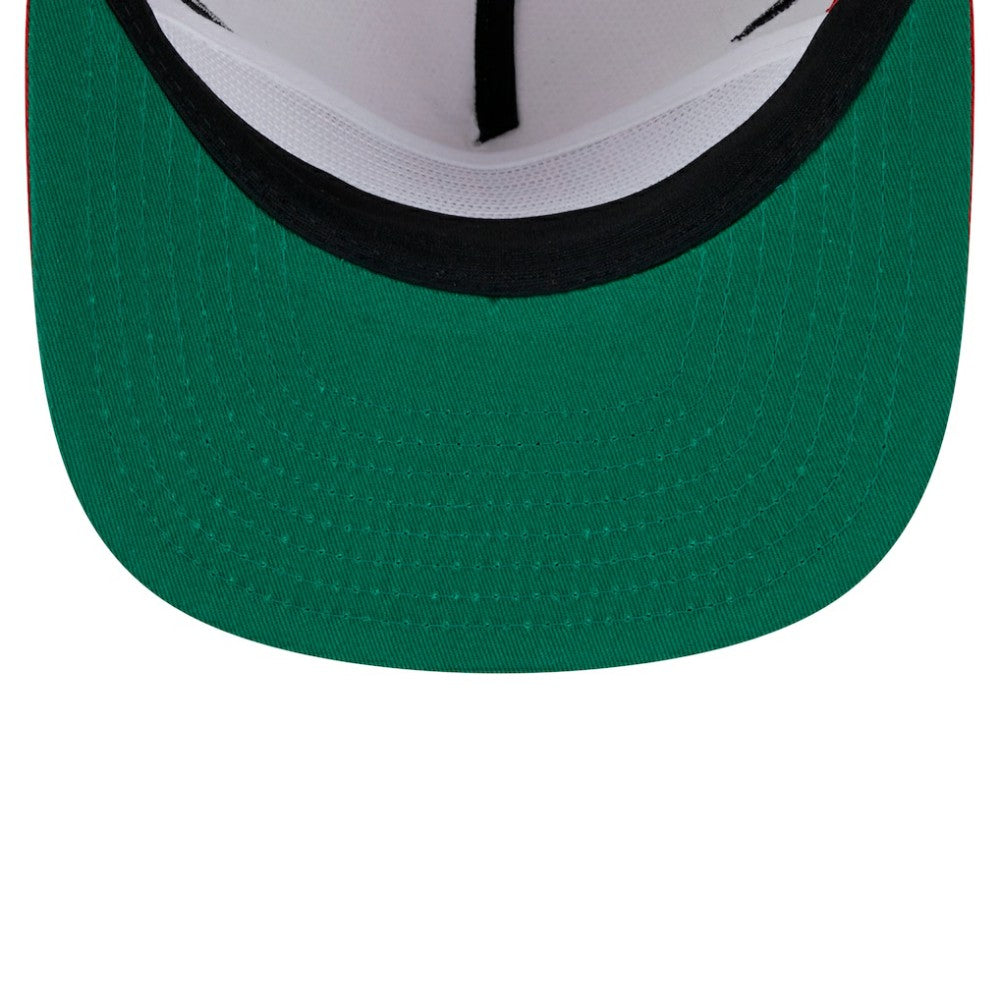 Cincinnati Reds Iron Golfer Snapback Hat Cream
