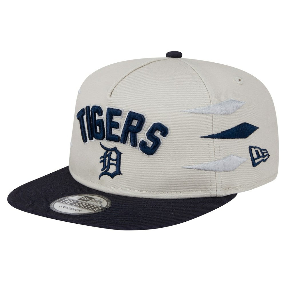 Detroit Tigers Iron Golfer Snapback Hat Cream