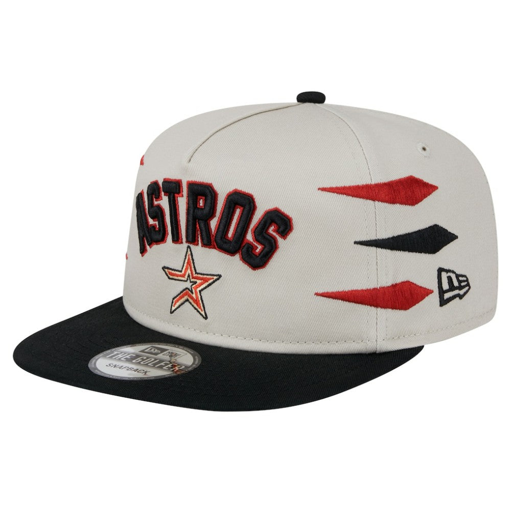 Houston Astros Iron Golfer Snapback Hat Cream
