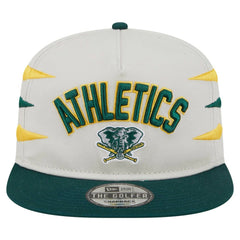 Athletics Iron Golfer Snapback Hat Cream