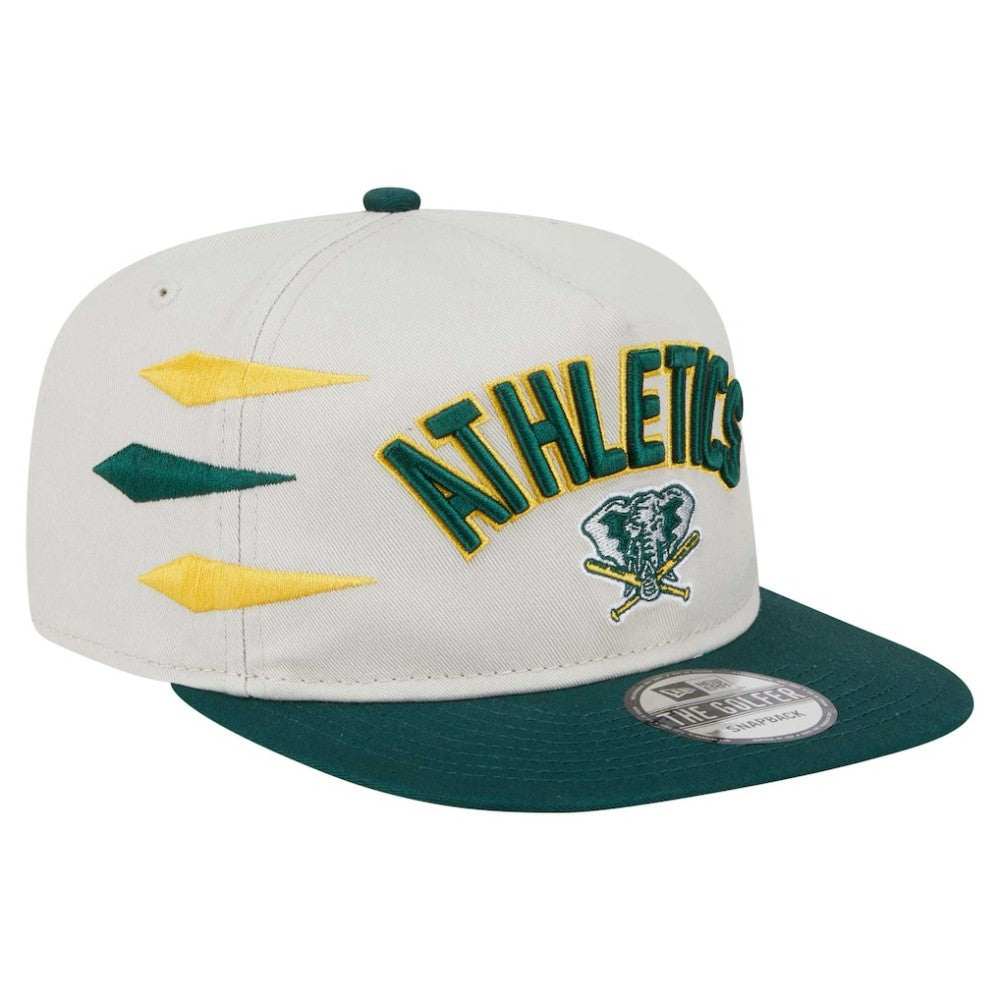 Athletics Iron Golfer Snapback Hat Cream