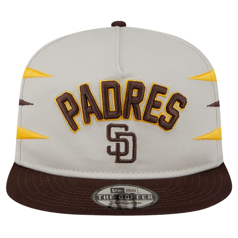 San Diego Padres Iron Golfer Snapback Hat Cream