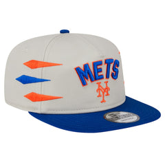 New York Mets Iron Golfer Snapback Hat Cream