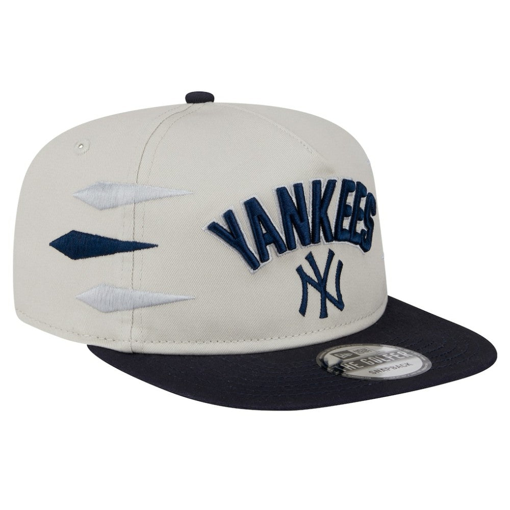 New York Yankees Iron Golfer Snapback Hat Cream