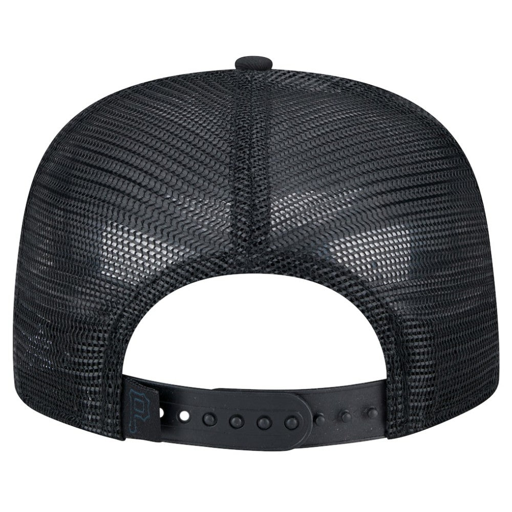 Pittsburgh Pirates Score Check 9FIFTY A-Frame Trucker Snapback Hat Black