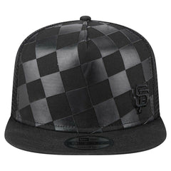 San Francisco Giants Score Check 9FIFTY A-Frame Trucker Snapback Hat Black