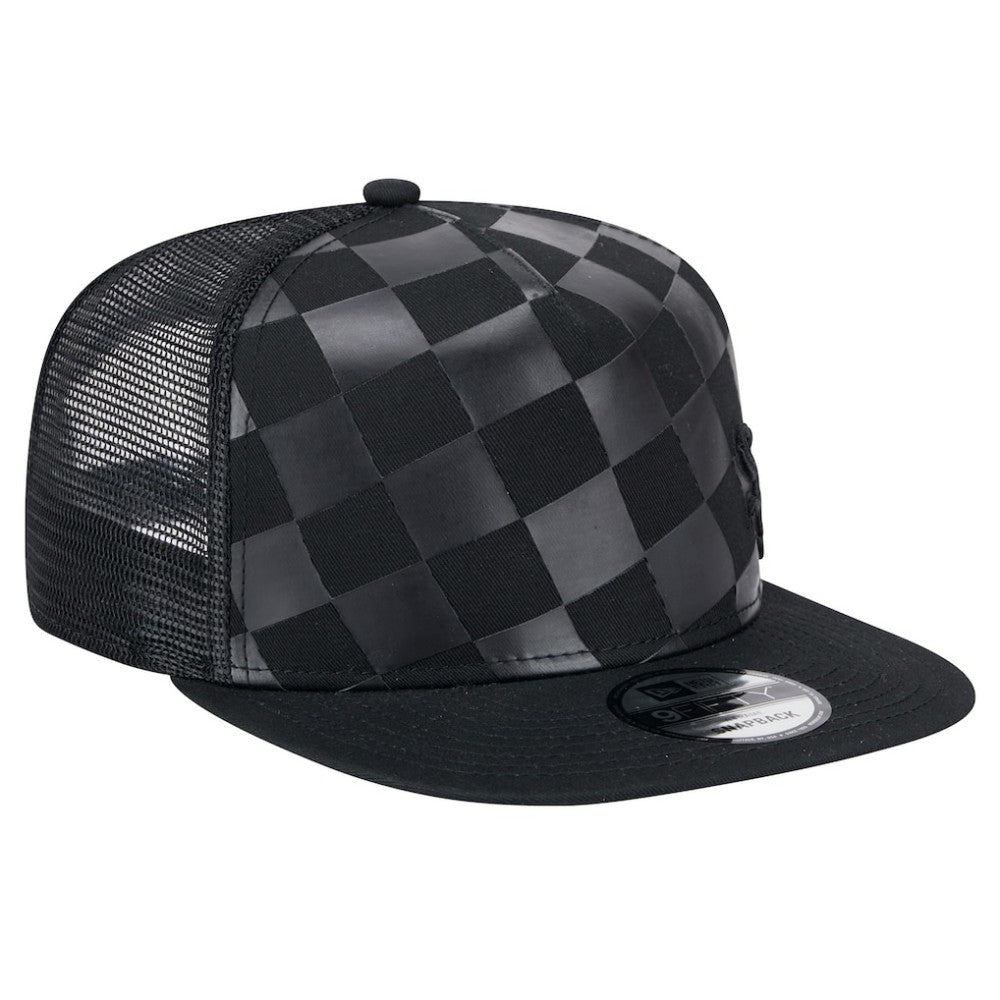 Chicago White Sox Score Check 9FIFTY A-Frame Trucker Snapback Hat Black