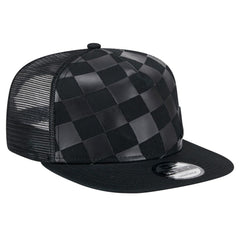 Atlanta Braves Score Check A-Frame Trucker 9FIFTY Snapback Hat Black